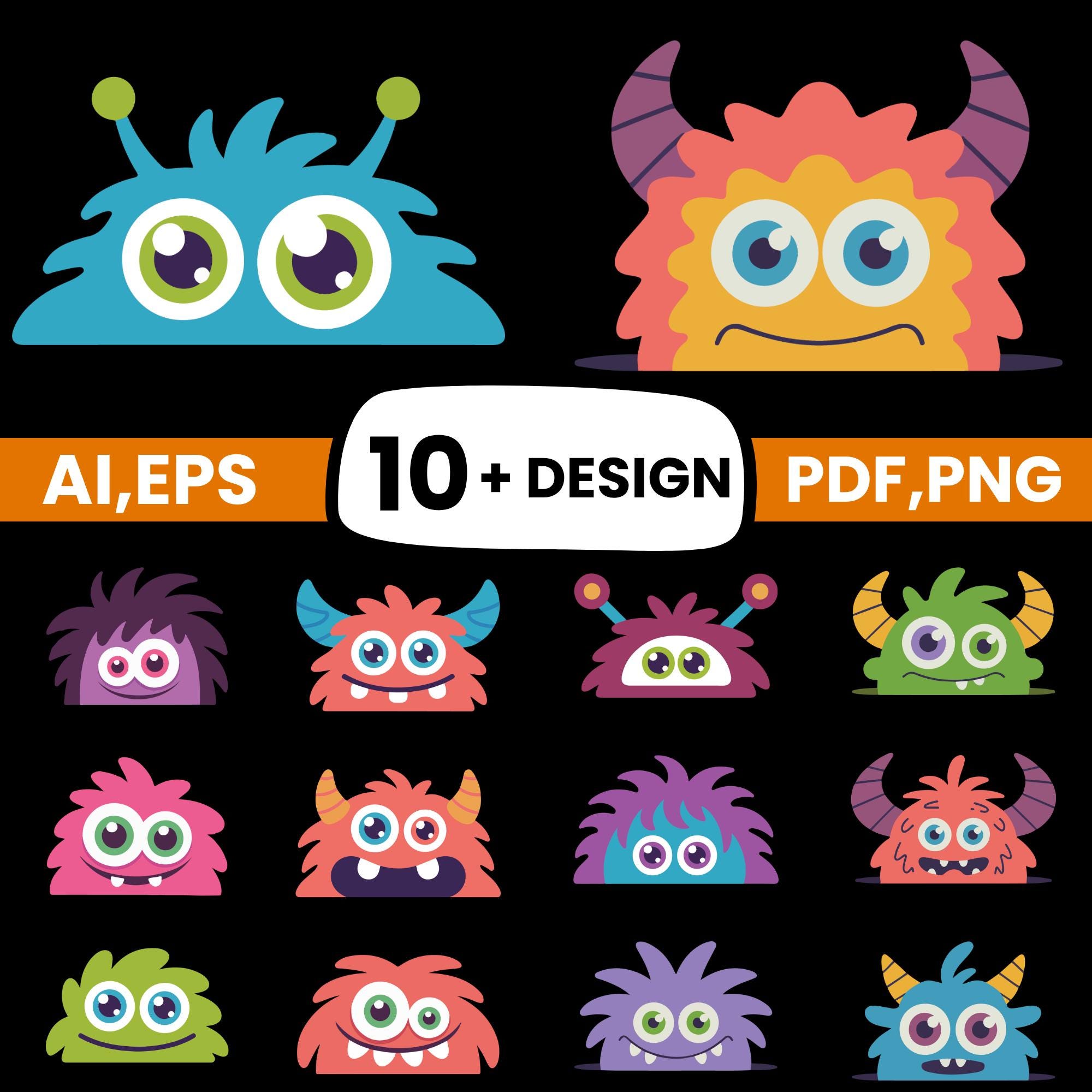Monster Mouth Printables - Etsy