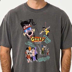 Disney A Goofy Movie Characters Shirt, 90s Max Goof & Goofy Tee, Boys Disney Cartoon T-shirt, Magic Kingdom 2026, Disneyland Family Trip Top