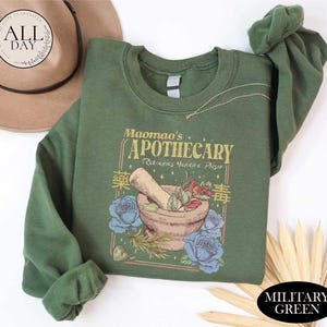 Mao Mao’s Apothecary Shirt, Kawaii Anime Potion Graphic Tee, Comfort Colors Anime Girl Gift, Anime Lover Tshirt, Poison Tester Manga Sweater image 5