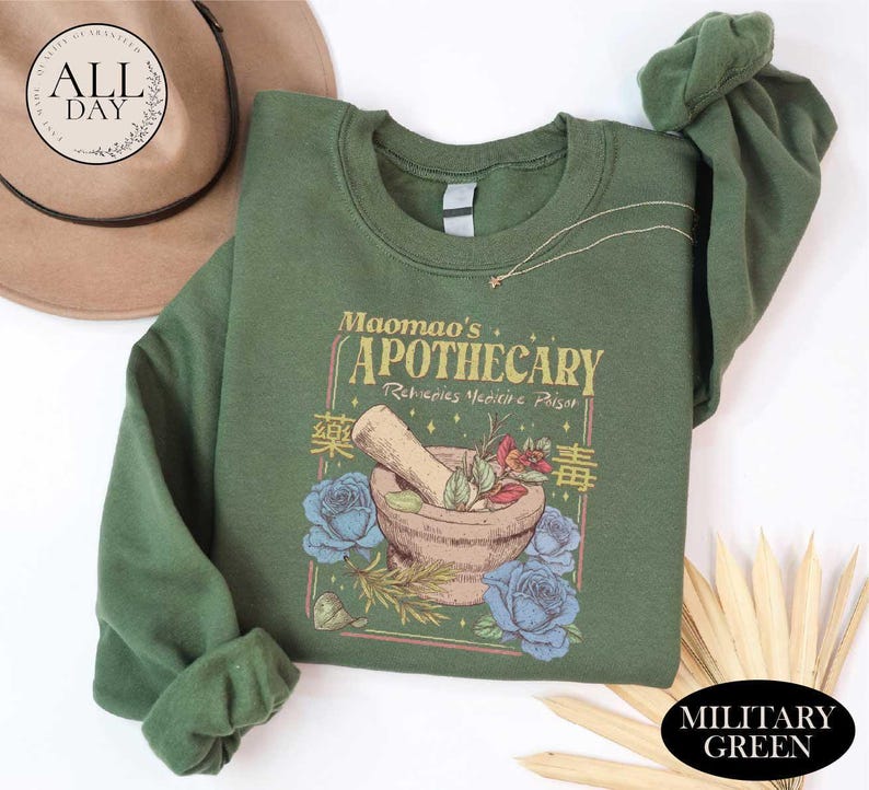 Mao Mao’s Apothecary Shirt, Kawaii Anime Potion Graphic Tee, Comfort Colors Anime Girl Gift, Anime Lover Tshirt, Poison Tester Manga Sweater image 5