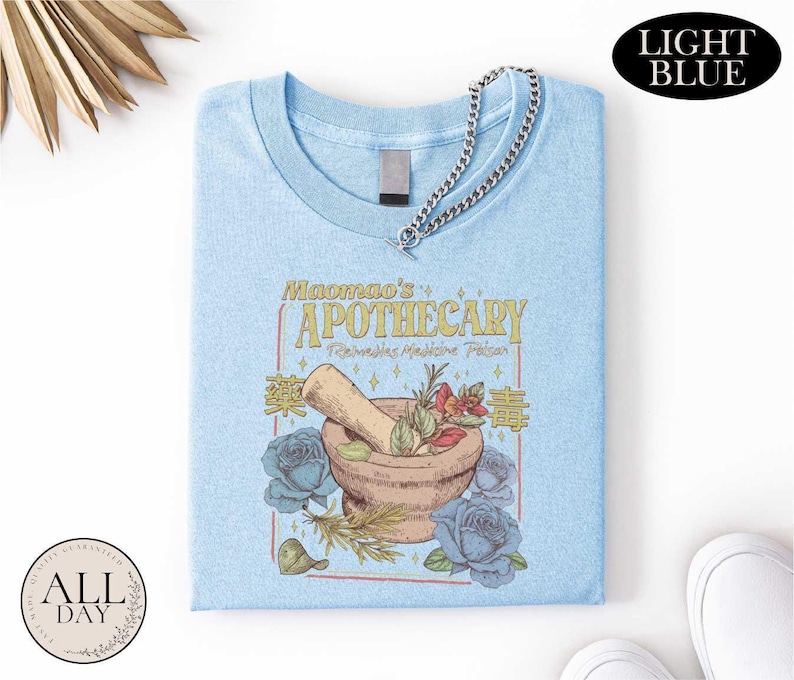 Mao Mao’s Apothecary Shirt, Kawaii Anime Potion Graphic Tee, Comfort Colors Anime Girl Gift, Anime Lover Tshirt, Poison Tester Manga Sweater image 8