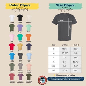a t - shirt size chart for men and women