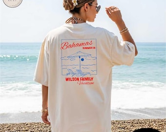 Custom Family Vacation Shirt, Matching Family Trip Tee, Personalized Beach Group Travel T-shirt, Summer Family Outfits, Family Reunion Top