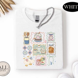 In My Granny Era Shirt, Comfort Colors Farmhouse T-shirt, Grandma Core Style Top, Cute Granny Kitchen Sweater, Cozy Cottagecore Graphic Tee image 6