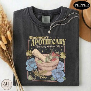 Mao Mao’s Apothecary Shirt, Kawaii Anime Potion Graphic Tee, Comfort Colors Anime Girl Gift, Anime Lover Tshirt, Poison Tester Manga Sweater image 1