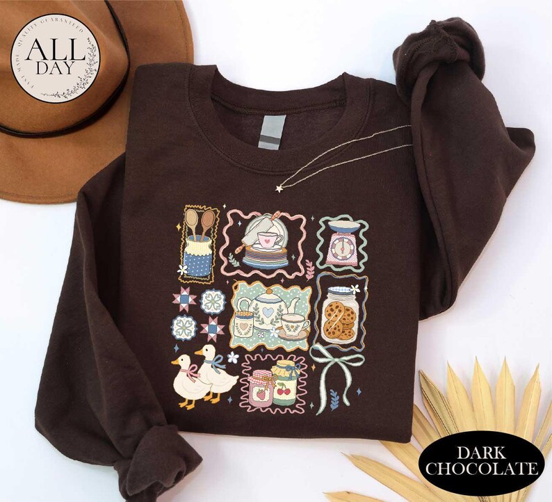 In My Granny Era Shirt, Comfort Colors Farmhouse T-shirt, Grandma Core Style Top, Cute Granny Kitchen Sweater, Cozy Cottagecore Graphic Tee image 5