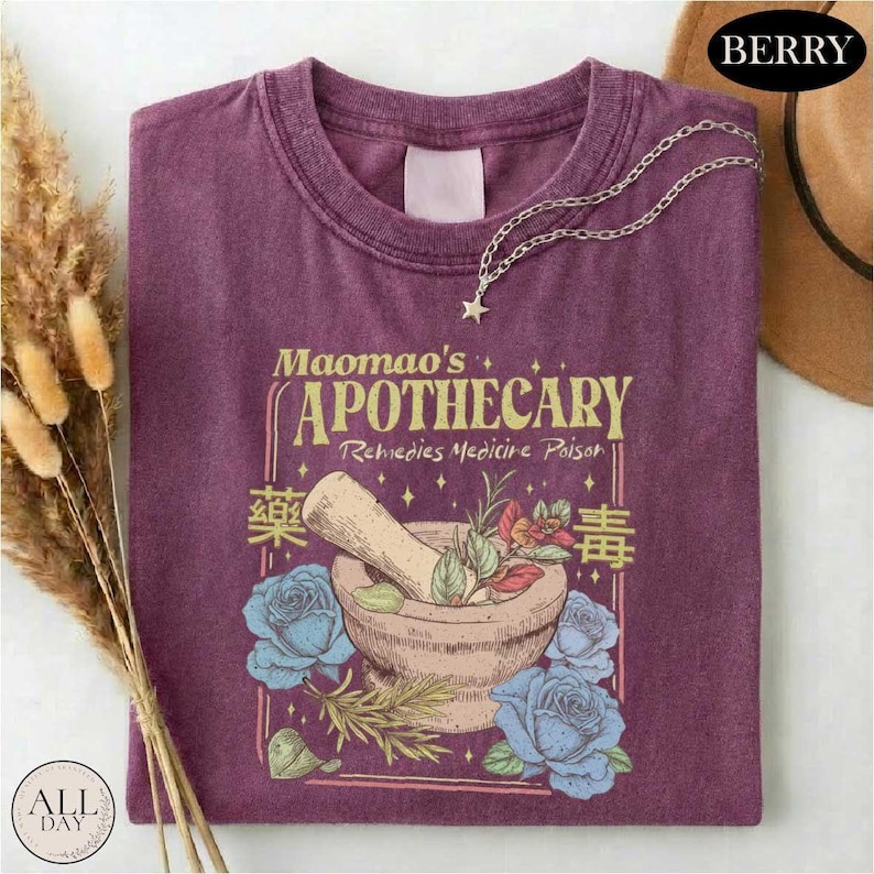 Mao Mao’s Apothecary Shirt, Kawaii Anime Potion Graphic Tee, Comfort Colors Anime Girl Gift, Anime Lover Tshirt, Poison Tester Manga Sweater image 4