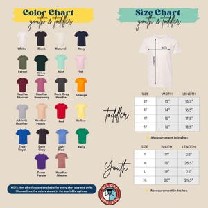 a white shirt with different colors and sizes