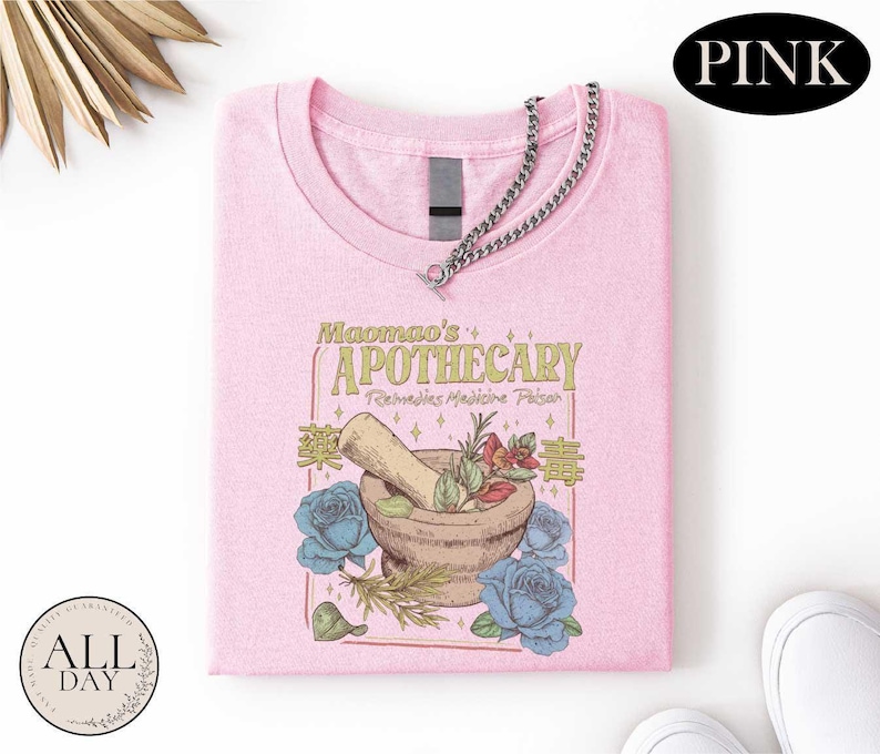 Mao Mao’s Apothecary Shirt, Kawaii Anime Potion Graphic Tee, Comfort Colors Anime Girl Gift, Anime Lover Tshirt, Poison Tester Manga Sweater image 6