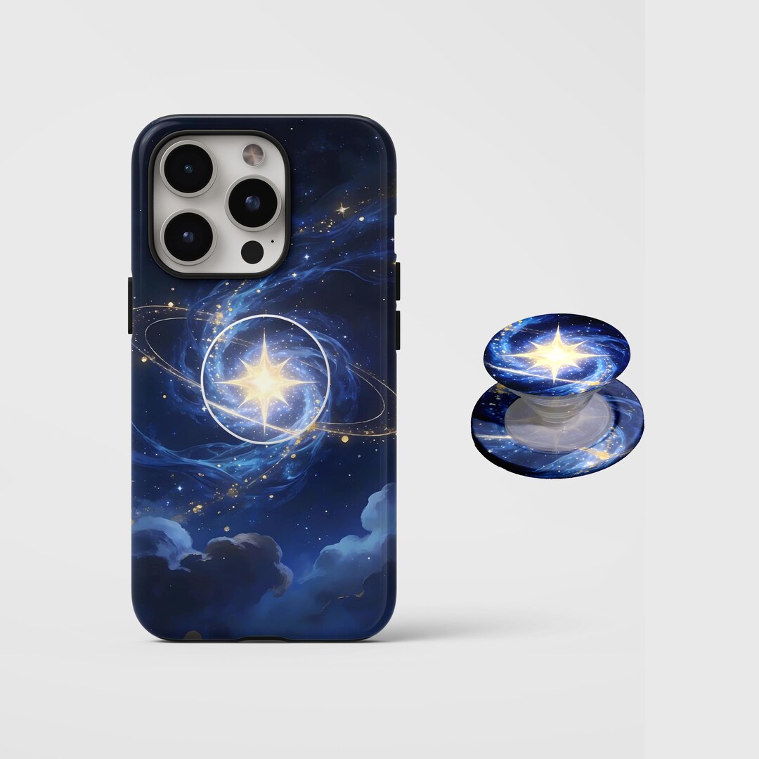 Golden Star Phone Case,retro Night Sky Nebula Vortex and Star Ring,for ...