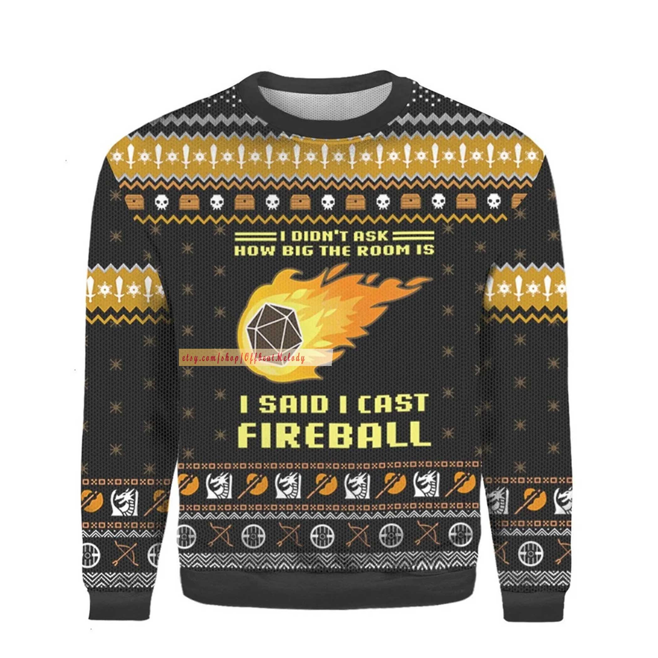 Dungeons And Dragons Ugly Sweater