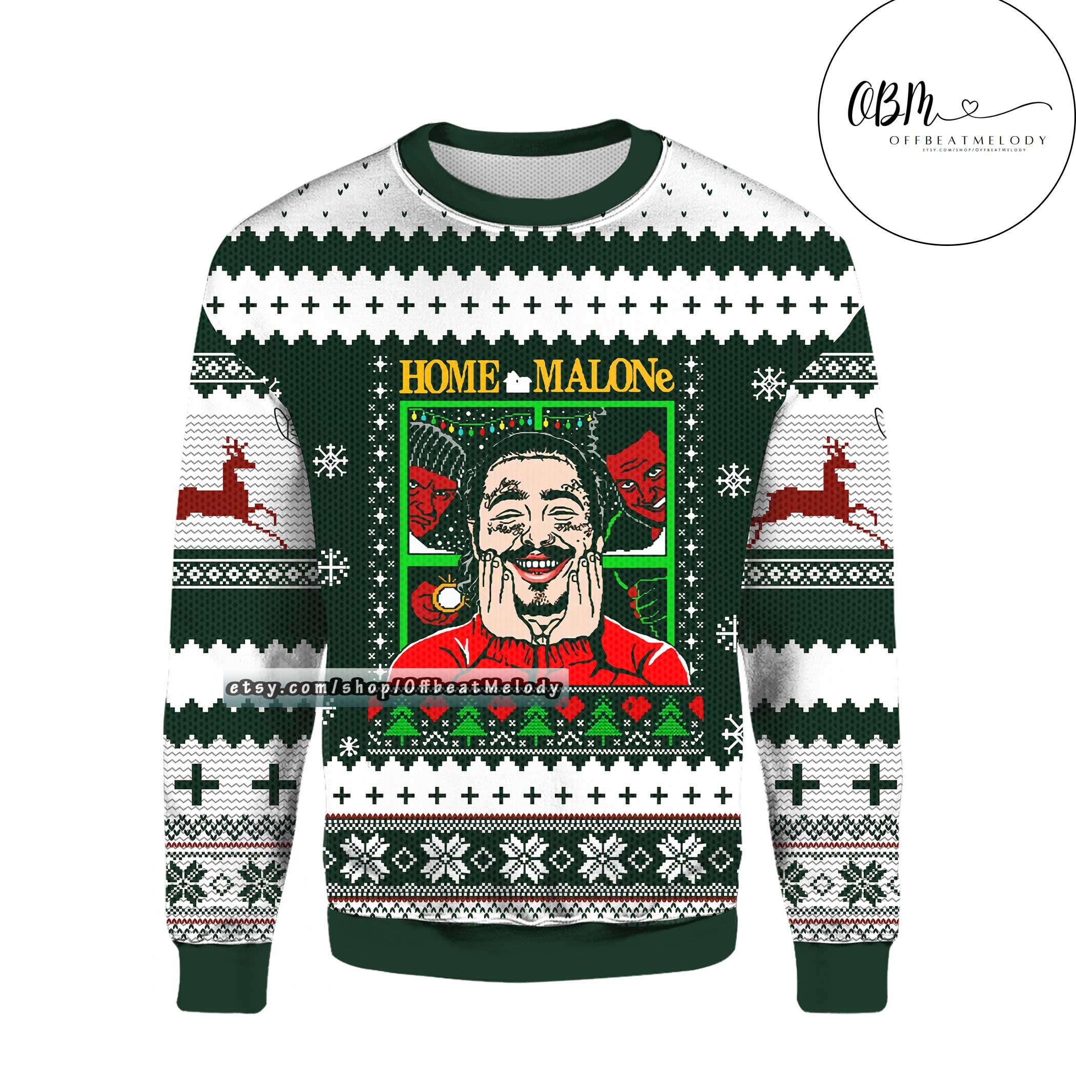 Discover Christmas Malone Ugly Sweater