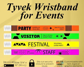 Wristbands for events