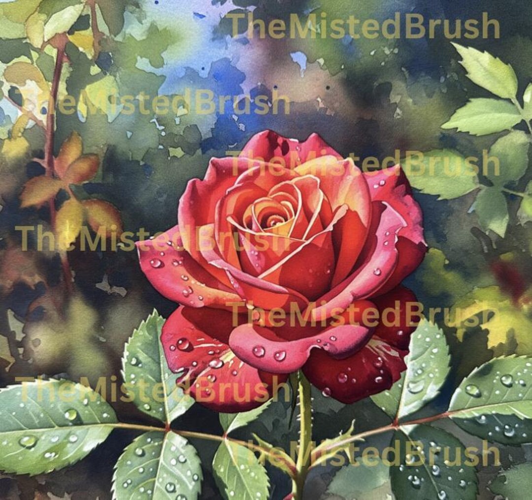 Digital Download - Rose - Etsy