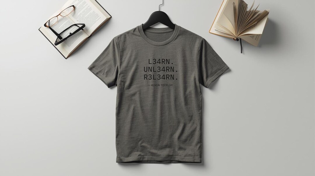Learn. Unlearn. Relearn. T-shirt | A Clean, Coded Message About ...