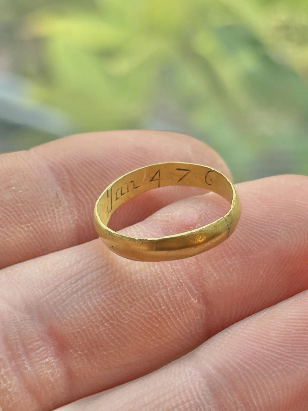 Antique Stuart Era 17th Century 22ct Gold Posy Mourning Ring, L ...
