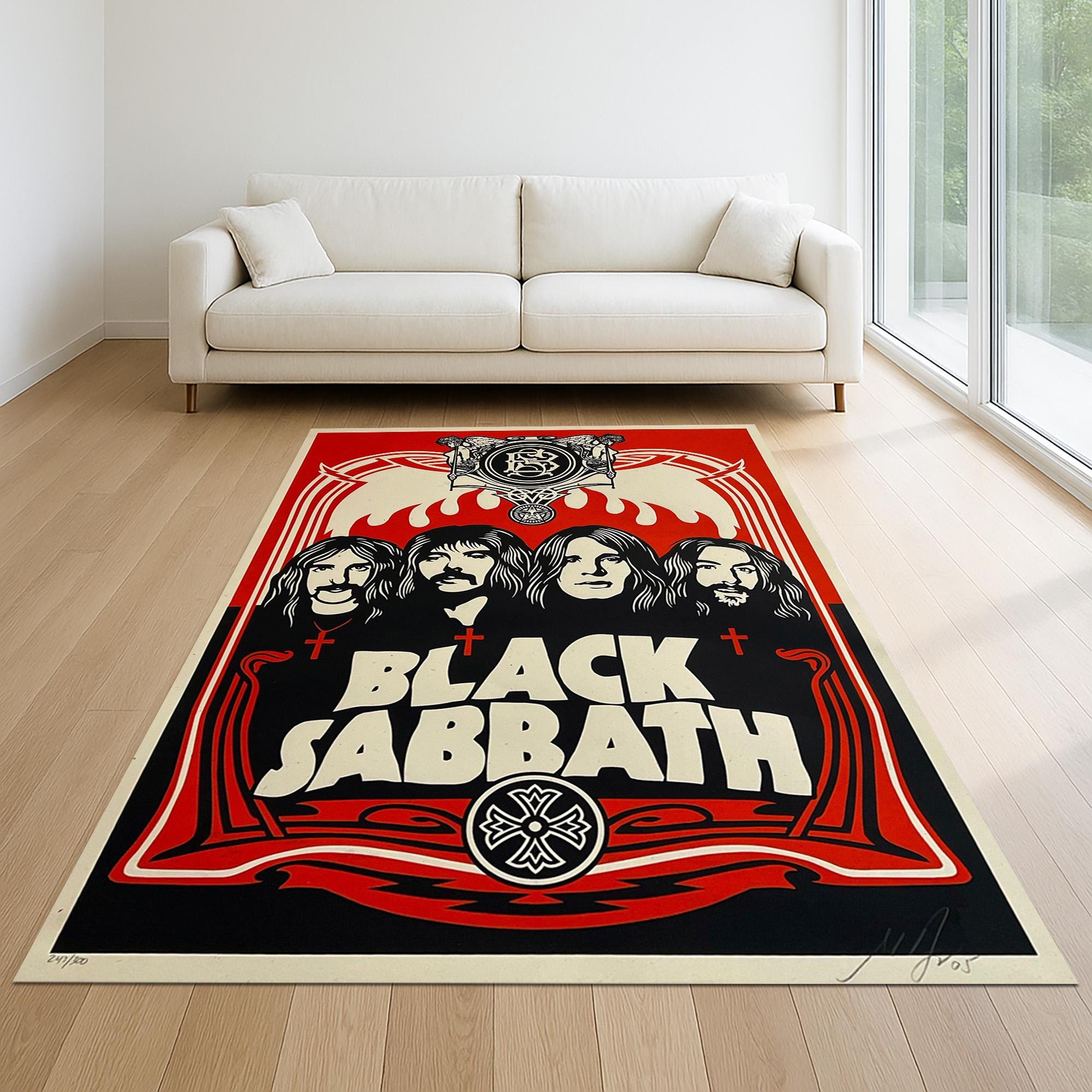 SUPREME Black Sabbath RUG ブラックサバス　ラグ SUPREME Black Sabbath RUG ブラックサバス ラグ Supreme Black