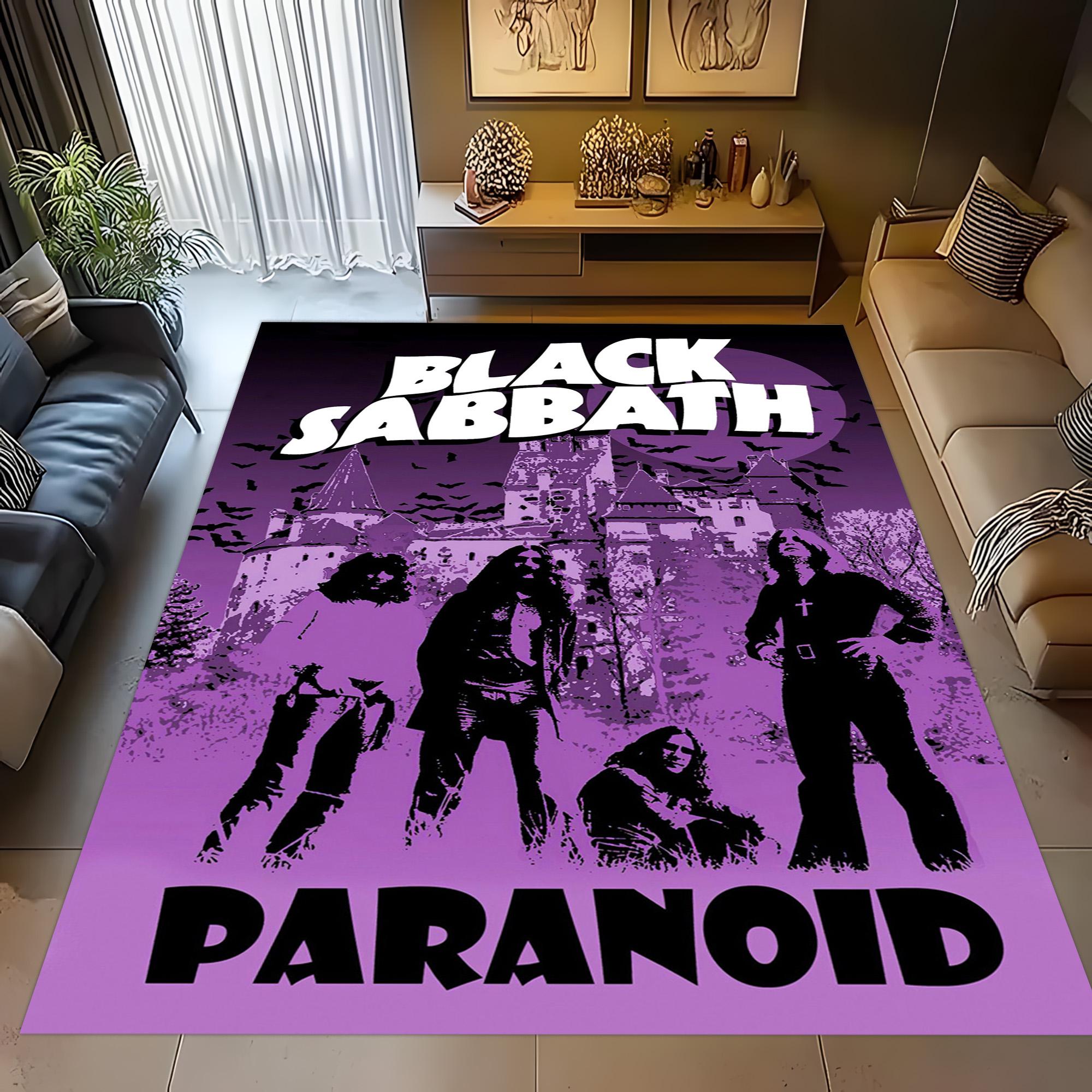 Black Sabbath Rug: Heavy Metal Music Decor, Rock Band Carpet - Etsy
