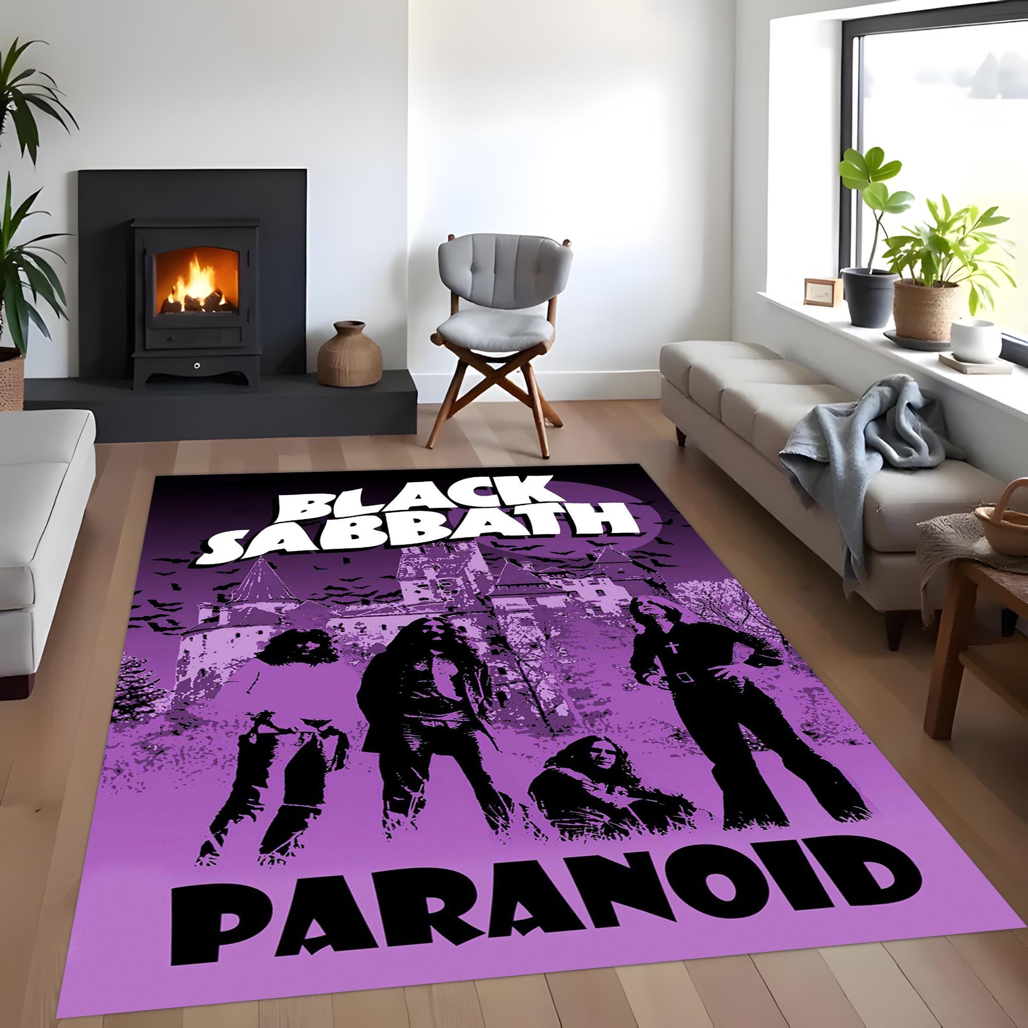 Black Sabbath Rug: Heavy Metal Music Decor, Rock Band Carpet - Etsy