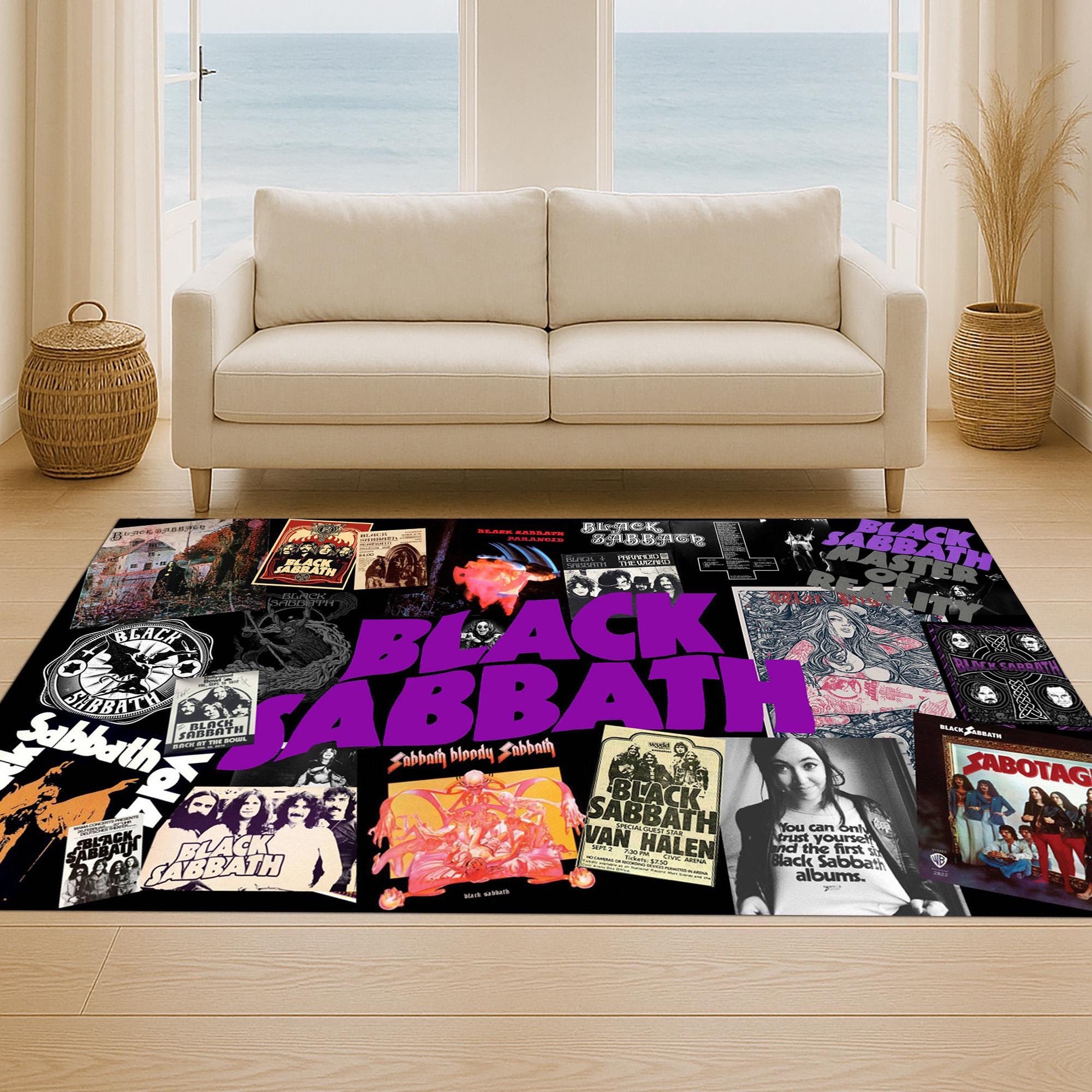 Black Sabbath Rug: Heavy Metal Music Room Decor - Etsy