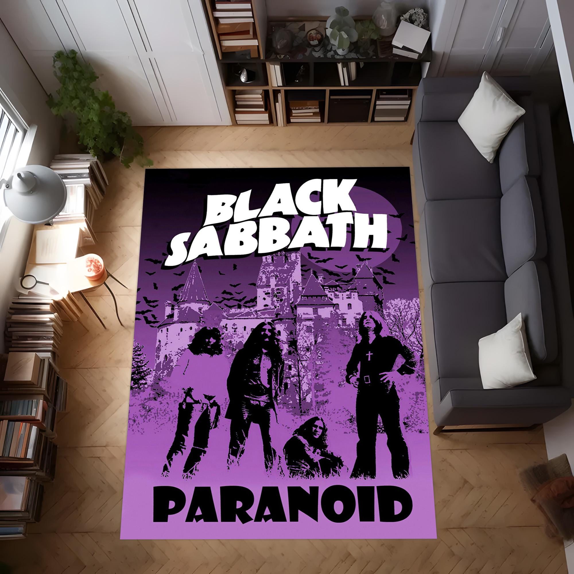 Black Sabbath Rug: Heavy Metal Music Decor, Rock Band Carpet - Etsy