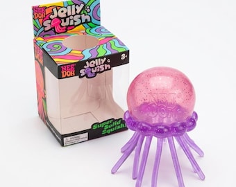 TikTokで話題のゼリースクイーズトイ、ADHDの感覚ストレス解消フィジェット、柔らかいクラゲのデスクおもちゃ、不安を和らげるギフト