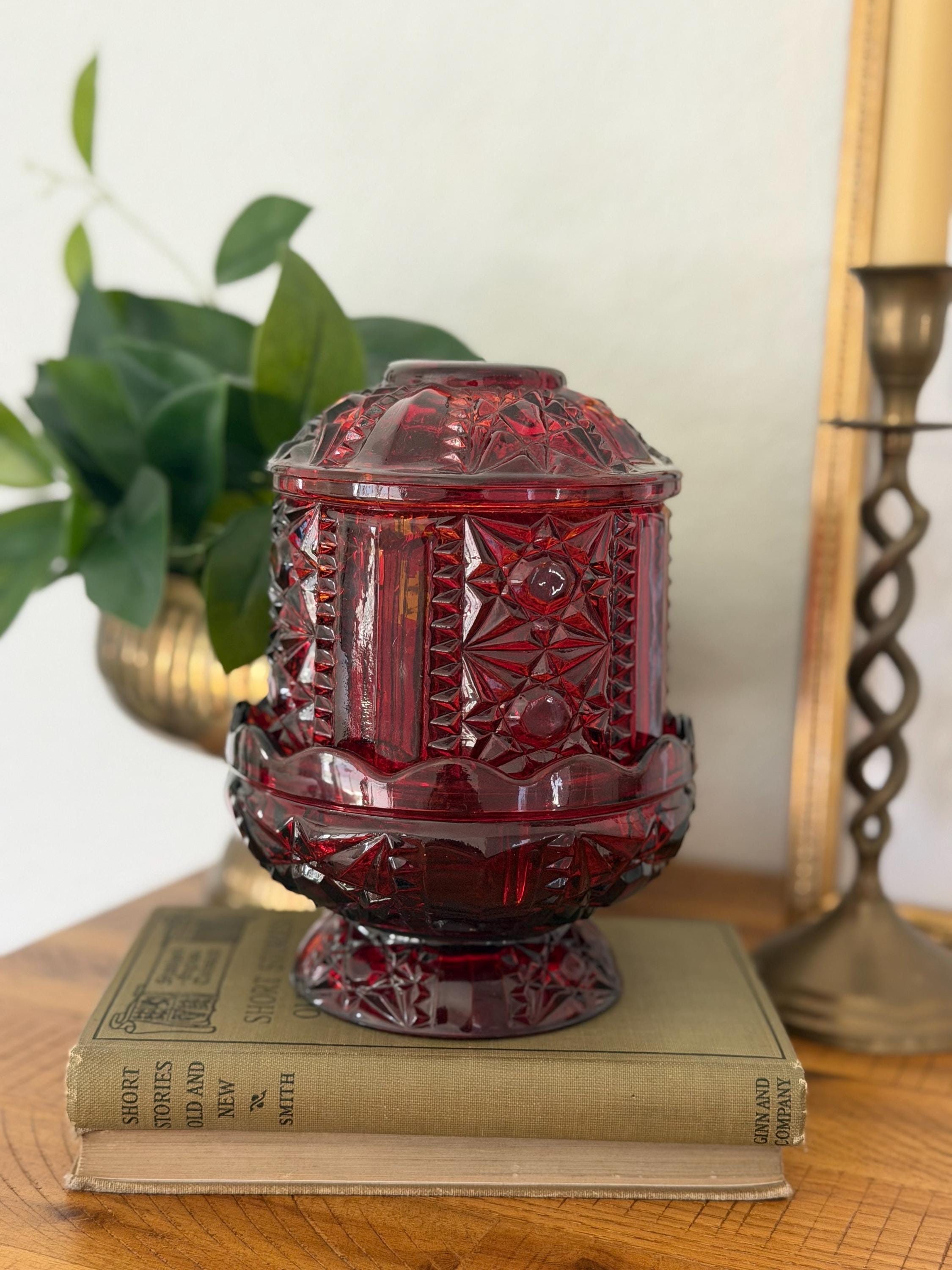 Vintage Indiana Glass Fairy Lamps - Etsy