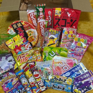 Japanese snack assortment