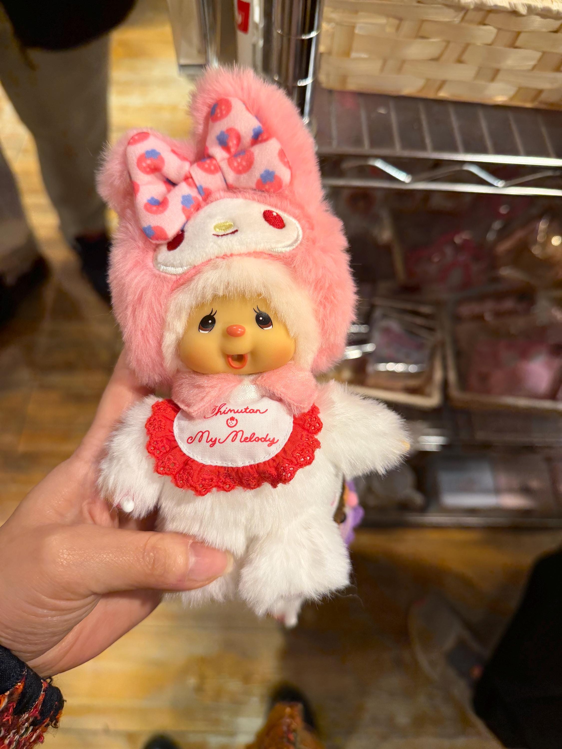 My Melody Monchhichi Doll – Limited Edition Sanrio × Sekiguchi