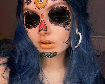 コスプレ用ママココタトゥー、ハロウィン死者の日の顔タトゥー - Etsy 日本