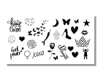 Little Black Tattoos Empowerment Tiny Tattoos