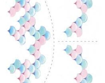 Mermaid Scales Temporary Tattoo Costume