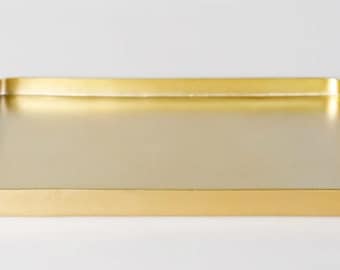 Aluminium-Gold-Tablett