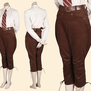1940s breeches LANDGIRL corduroy brown