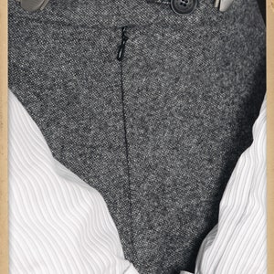 20s 30s 40s ladies KNICKERBOCKERS Plus Fourschevron tweed grey 100% virgin wool garconne 1920 1930 1940 image 8