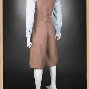 20s 30s KNICKERBOCKERS plus fours caramel, light brown cotton linen blend swing lindy hop 1930 1920 image 9