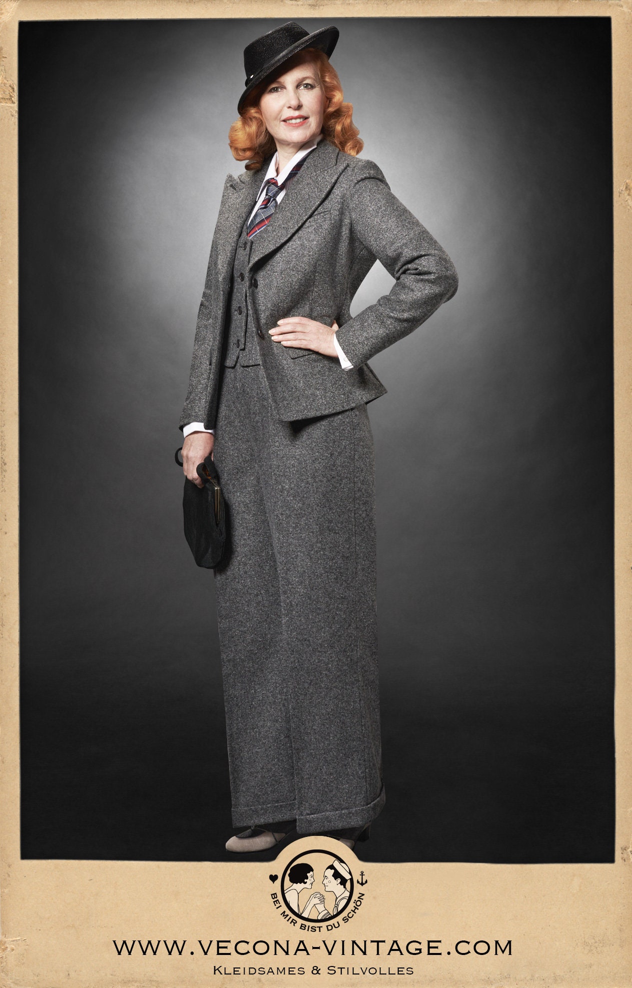 Veste D'équitation Tweed Shires Malvern - Femme 36" - Marine Et Chevrons - Neuve