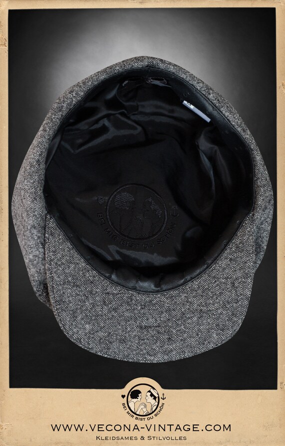 30s 20s Tweed CAP Grey Virgin Wool Swing Lindy Hop 1930 1920 - Etsy