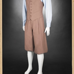 20s 30s KNICKERBOCKERS plus fours caramel, light brown cotton linen blend swing lindy hop 1930 1920 image 8