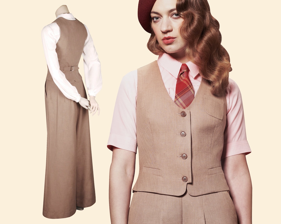 1930's linen short ショートパンツ antique il_1080xN.3862942864_k01u.jpg