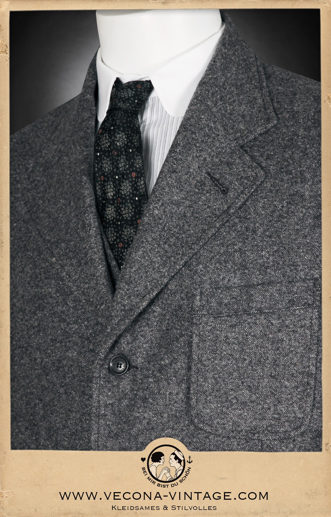 30s 40s Tweed JACKET Grey Virgin Wool Swing Lindy Hop 1940 1930 - Etsy