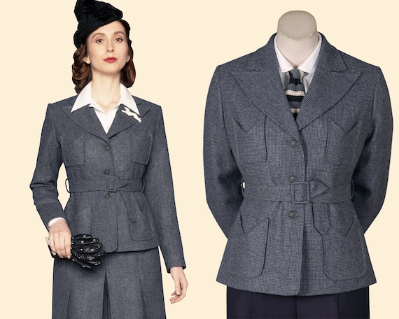 【2plan】Delo Tweed Surgical Jacket 送料無料】ツープラン【2plan】Delo Tweed Surgical Jacket