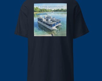 Laker pontons Klassiek T-shirt Water Colour