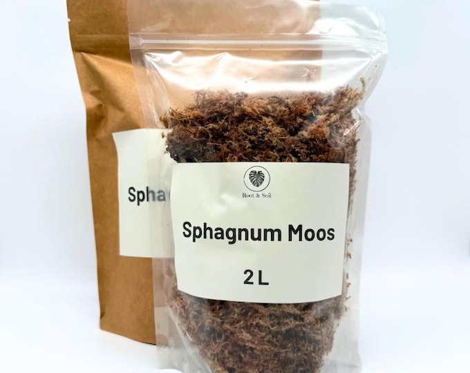 Saubere Sphagnum-Moos Faser - Sterile Sphagnum-Moos Gebrauchsfertig (2L oder 3L)