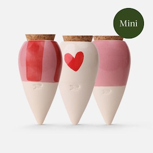 Trio mini Ollas „The Lovers” von Pepín – Pflanzgefäß zur natürlichen Bewässerung