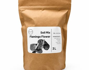 Flamingo Flower Soil Mix | Handgefertigte Erdemischung für Aronstabgewächse