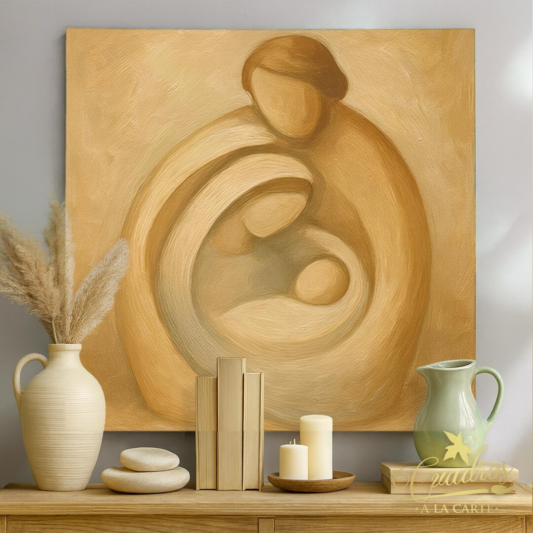 The Holy Family - Religious Painting | 100% Handmade Painting ...