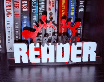 Freida Mcfadden Bookshelf Decor Sign