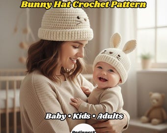 Alpaca Blend Baby Bunny Bonnet – Cream Knit Hat With Fur Pom  display picture 3