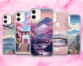 Japan Phone Case Anime Scenery Manga Cover for iPhone 17, 16E, 15, 14, 13, 12 Samsung S25, S24Fe, A56, A16 Pixel 10Pro XL, 9A, 8A, 7